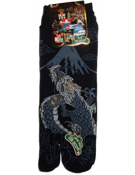 Tabi socks Size 43 to 46 - Dragon and Mount Fuji Tabi socks Size 43 to 46 - Dragon and Mount Fuji