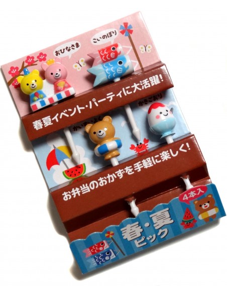 Bento accessories - Spring summer decorative picks. Kitchen accessories.