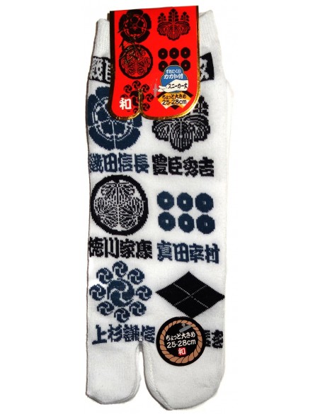 Tabi socks Size 39 to 43 - Kamon prints