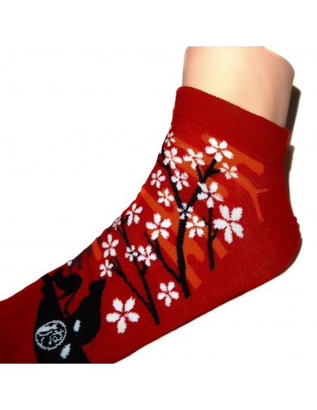Chaussettes japonaises Tabi - Du 35 au 39 - Neko Fuji. Chaussettes orteils.