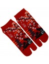 Tabi socks - Size 35 to 39 - Neko Fuji. Split toes japanese socks