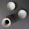 Tetsuhai Sake Set. Japanese pottery and earthenware.