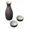 Ensemble à saké Tetsuhai. Céramique et poterie japonaise.