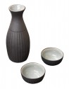 Ensemble à saké Tetsuhai. Céramique et poterie japonaise.