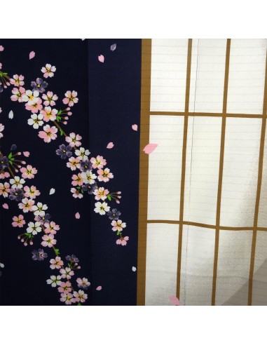Noren en polyester - Shôji Yozakura. Rideaux japonais et décoration japonaise.