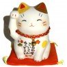 Maneki Neko - right paw - 9 cm. Japanese lucky cat.