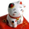 Maneki Neko lucky cat incense stick holder