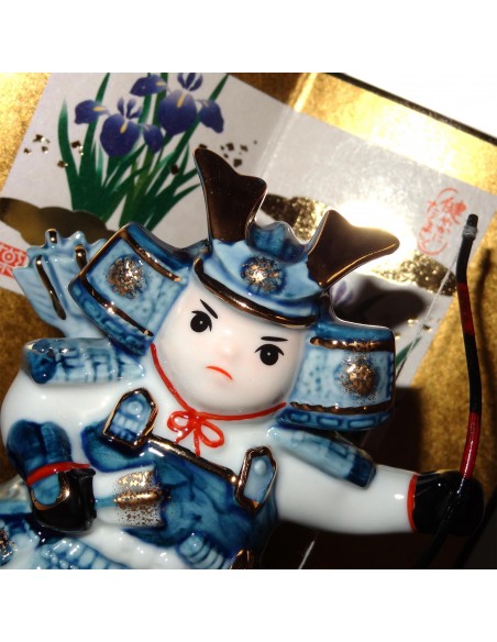 Archer samurai doll - Boys festival. Japanese decoration products. Archer samurai doll - Boys festival. Japanese decoration products.