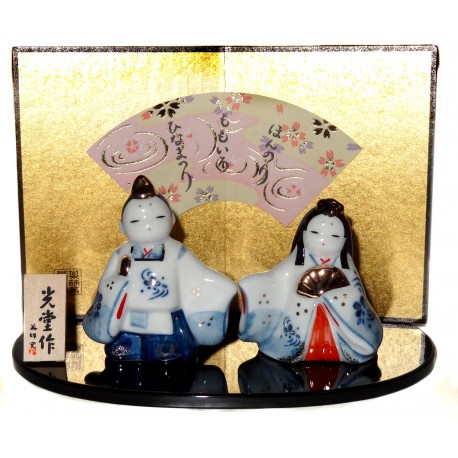 Imperial couple - Hinamatsuri Tachibina. Japanese decoration items.