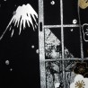 T-shirt - Black - Maiko and Mount Fuji