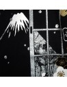 T-shirt - Black - Maiko and Mount Fuji