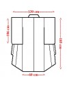 Iro-uchikake - Kimono de mariage - Motifs Shôchikubai et grues