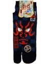 Chaussettes japonaises tabi - Du 39 au 43 - Masque de Kabuki. Chaussettes doigts de pied.