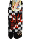 Tabi socks Size 39 to 43 - Kabuki mask