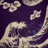 Furoshiki Japanese cloth 50x50 purple - purple - Nami Fuji