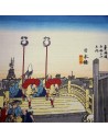 Furoshiki Japanese cloth 50x50 - Morning View of Nihonbashi