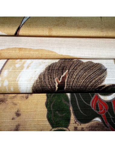 Furoshiki 50x50 - Dieux Fûjin et Raijin. Tissus et textile japonais