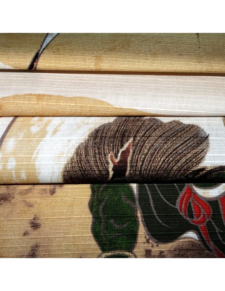 Furoshiki 50x50 - Dieux Fûjin et Raijin. Tissus et textile japonais Furoshiki 50x50 - Dieux Fûjin et Raijin. Tissus et textile japonais