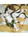 Furoshiki 50x50 - Dieux Fûjin et Raijin. Tissus et textile japonais