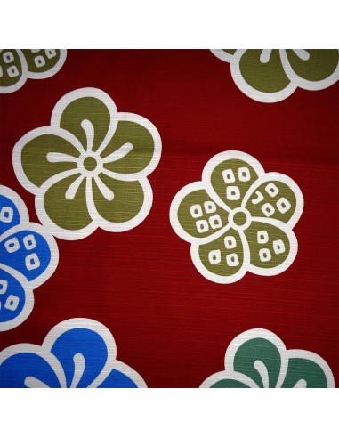 Furoshiki Japanese cloth 90x90 red - Ôume