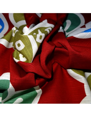 Furoshiki Japanese cloth 90x90 red - Ôume