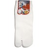 Chaussettes japonaises Tabi blanches - Du 35 au 39. Chaussettes orteils