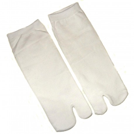 Chaussettes japonaises Tabi blanches - Du 35 au 39. Chaussettes orteils