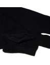 Tabi socks - Size 35 to 39 - Solid black color. Split toes socks