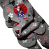 Chaussettes japonaises Tabi - Du 35 au 39 - Geisha et chats. Chaussettes orteils japonaises.