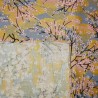 Carré de tissu japonais 52 x 52 - Branche de Sakura