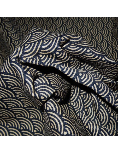 Japanese cloth 52x52 night blue - Seigaha prints Japanese cloth 52x52 night blue - Seigaha prints