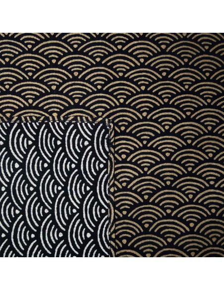Japanese cloth 52x52 night blue - Seigaha prints Japanese cloth 52x52 night blue - Seigaha prints