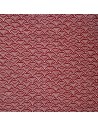 Japanese cloth 52x52 brick red - Seigaha prints