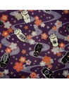 Japanese cloth 52x52 purple - ManekiNeko prints