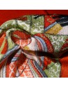 Furoshiki 67x67 rouge - Motif de Hime - Boutique en ligne de tissus japonais furoshiki