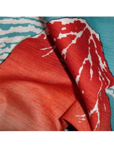 Furoshiki 104x104 blue - Hokusaï's Gaifû kaisei