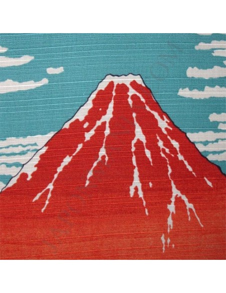 Furoshiki 104x104 blue - Hokusaï's Gaifû kaisei Furoshiki 104x104 blue - Hokusaï's Gaifû kaisei