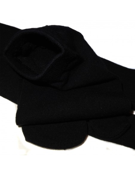 Chaussettes japonaises tabi noires - Pointure 39 à 43 Chaussettes japonaises tabi noires - Pointure 39 à 43