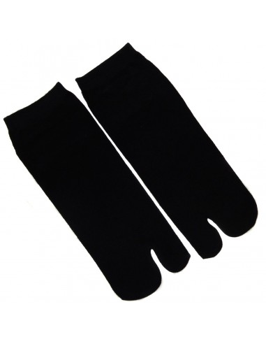 Tabi socks Size 39 to 43 - Solid black color