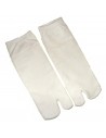 Tabi socks Size 39 to 43 - Solid white color