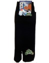 Tabi socks Size 39 to 43 - Solid black color