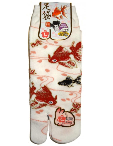 Tabi socks - Size 39 to 43 - Kingyo prints. Split toes socks Tabi socks - Size 39 to 43 - Kingyo prints. Split toes socks