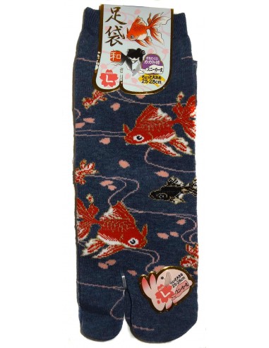 Tabi socks - Size 39 to 43 - Kingyo prints. Split toes socks