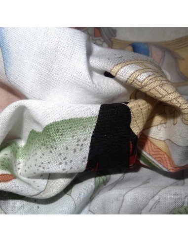 Tenugui Ukiyoe Collection - Hime. Traditionnal Japanese cloth.