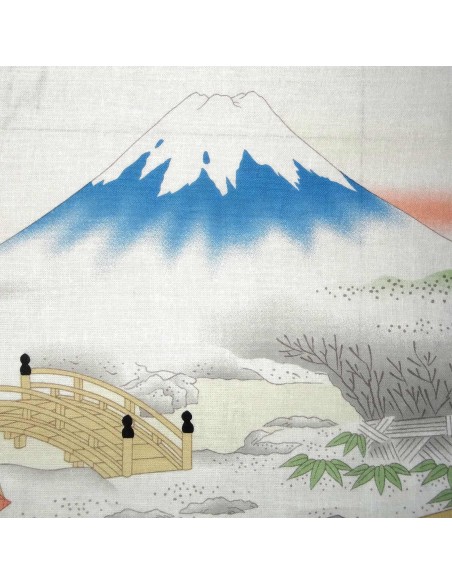 Tenugui Ukiyoe Collection - Hime. Traditionnal Japanese cloth.