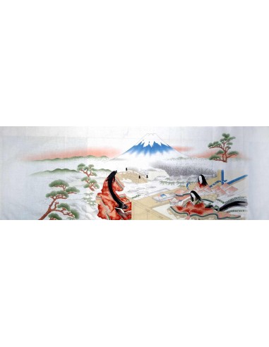 Tenugui Ukiyoe Collection - Hime. Traditionnal Japanese cloth.