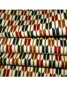 Japanese cloth 52x52 ecru - Yagasuri patterns. Gift wrapping cloth.