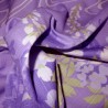 Furoshiki tissu japonaise 50x50 lavende - Glycines. Emballage cadeaux réutilisable en tissu.