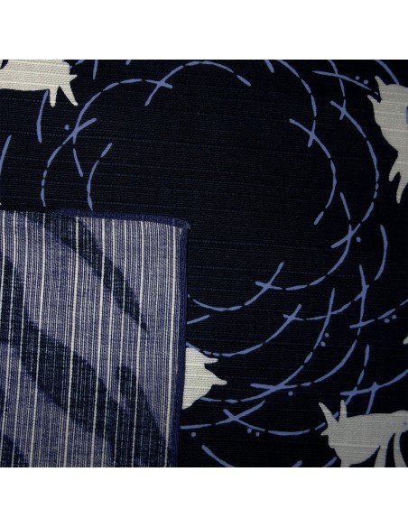 Japanese Furoshiki cloth 50x50 night blue - Tsuki no Usagi. Reusable gift wrapping fabric. Japanese Furoshiki cloth 50x50 night blue - Tsuki no Usagi. Reusable gift wrapping fabric.