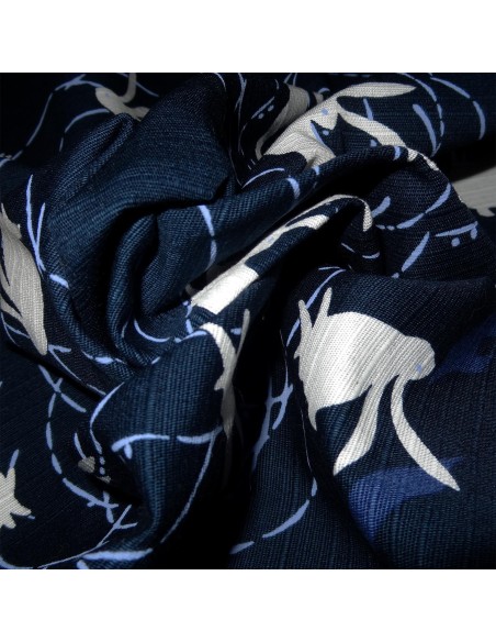 Japanese Furoshiki cloth 50x50 night blue - Tsuki no Usagi. Reusable gift wrapping fabric. Japanese Furoshiki cloth 50x50 night blue - Tsuki no Usagi. Reusable gift wrapping fabric.
